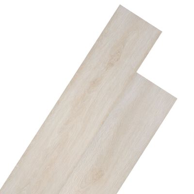 vidaXL Plăci pardoseală autoadezive stejar clasic alb 5,02 m² 2 mm PVC