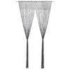vidaXL Perdea macrame, antracit, 140 x 240 cm, bumbac