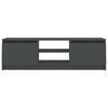 vidaXL Dulap TV, gri, 120x30x35,5 cm, lemn prelucrat