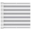 vidaXL Ecran de balcon Gri deschis și alb. 90 x 400 cm