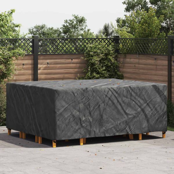 vidaXL Husă pentru mobilă Simplu Negru 250 x 210 x 70 cm 600D