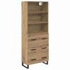 vidaXL Bufet 2 buc. Stejar Artizanal 69,5 x 34 x 180 cm