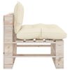vidaXL Set mobilier de grădină din paleți, cu perne, 4 piese, lemn pin