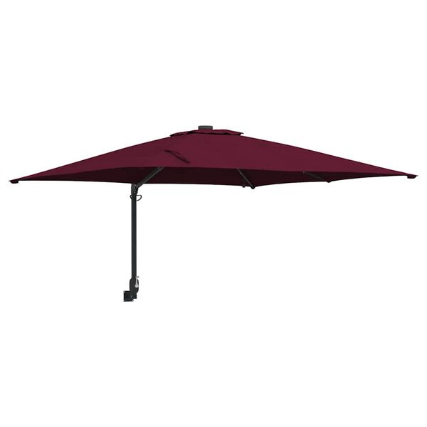 vidaXL Parasol de Grădină Roșu Bordeaux 248,5 x 247,5 x 160 cm
