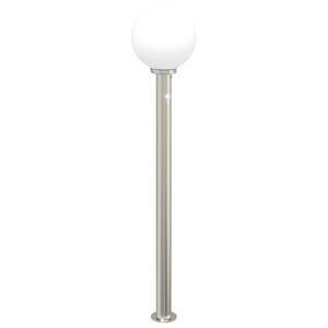 vidaXL St&acirc;lp luminos cu senzor 120 cm oțel inoxidabil IP44