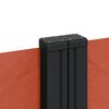 vidaXL Copertină laterală retractabilă, teracotă, 200x600 cm