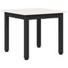 vidaXL Masă de cafea Alb 40 x 40 x 36 cm Lemn de pin masiv