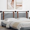 vidaXL Cap de pat suspendat Gri deschis 210 x 55 x 5 cm PU antic