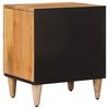 vidaXL Dulap de noapte natural 40 x 33,5 x 46 cm Lemn de mango solid