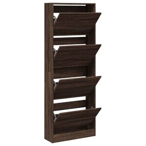 vidaXL Pantofar, stejar maro, 60x21x163,5 cm, lemn compozit