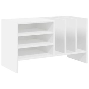 vidaXL Dulap pentru discuri de vinil Alb 78,5 x 35 x 45 cm