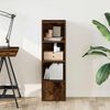 vidaXL Bibliotecă, stejar fumuriu, 31x24x102 cm, lemn prelucrat
