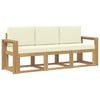 vidaXL Set de canapele de exterior 3 buc.