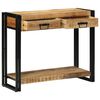 vidaXL Masă de consolă Maro 90 x 33 x 75 cm Lemn de mango solid