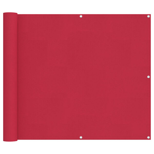 vidaXL Ecran de balcon Burgundy 90 x 200 cm Material Oxford