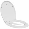 vidaXL Capacul de toaletă Alb 47 x 37 x 4 cm Duroplast