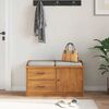 vidaXL Bancă pentru hol „SANDNES” 87x40x50 cm din lemn masiv de pin