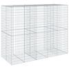 vidaXL Coș gabion cu capac, 250x100x200 cm, fier galvanizat