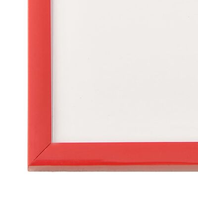 vidaXL Rame foto colaj pentru perete/masă, 3 buc., roșu, 20x25 cm, MDF