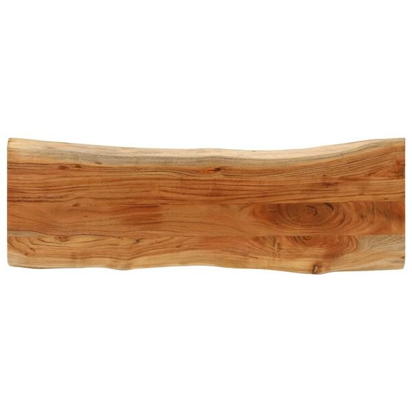 vidaXL Blat masă 140x40x3,8 cm dreptunghiular lemn acacia margine vie