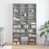 vidaXL Dulap CD-uri, sonoma gri, 102x23x177,5 cm, lemn prelucrat