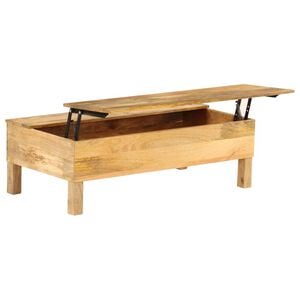 vidaXL Măsuță de cafea, 110 x 55 x 35 cm, lemn masiv de mango