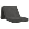 vidaXL Canapea Pat Pliabilă 75 x 63 x 45 cm Gri &icirc;nchis