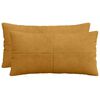 vidaXL Husă pentru pernă 2 pcs ALMELO Galben 40 x 80 cm cord