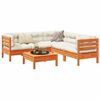 vidaXL Set mobilier de grădină cu perne, 6 piese, lemn masiv de pin