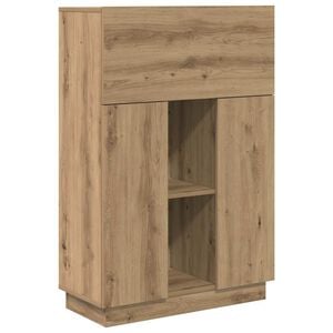 vidaXL Birou Stejar Artizanal Lemn prelucrat 71.5 x 31.5 x 106.5 cm