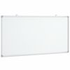 vidaXL Tablă magnetică, alb, 100x50x1,7 cm, aluminiu