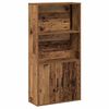 vidaXL Bibliotecă, lemn vechi, 60x24x120 cm, lemn prelucrat