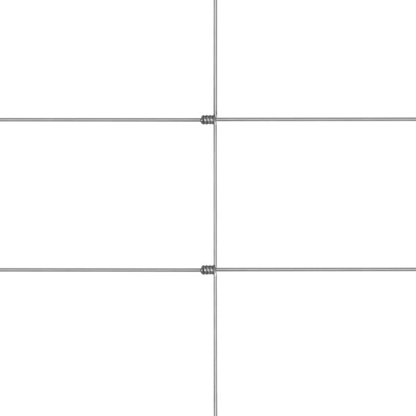 vidaXL Gard de grădină, argintiu, 50x1,5 m, oțel zincat