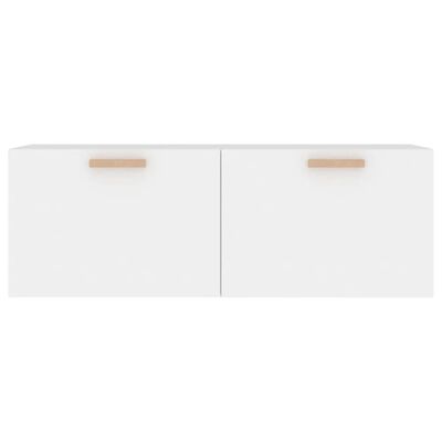 vidaXL Dulap de perete, alb, 100x36,5x35 cm, lemn prelucrat