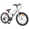 vidaXL Bicicletă Montană 24 Inci 6-Speed pentru 8-12 ani Alb