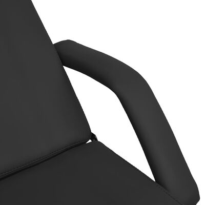 vidaXL Masă de masaj, negru, 180x62x(87-112) cm