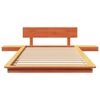 vidaXL Cadru de pat Maro 75 x 190 cm lemn