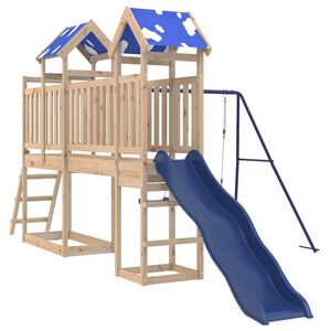 vidaXL Set de joacă pentru exterior, lemn masiv de pin
