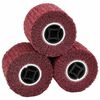 vidaXL Role de șlefuire 3 buc. Roșu 12 x 12 x 10 cm Fibra sintetică