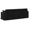 vidaXL Canapea Negru 228 x 78 x 80 cm Catifea