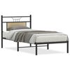 vidaXL Cadru pat fără saltea, stejar sonoma 80x200 cm lemn prelucrat