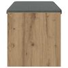 vidaXL Bancă pentru hol cu pernă Stejar Artizanal 103 x 38 x 40 cm