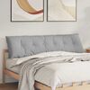 vidaXL Perna pentru spate Gri nori 180 x 19 x 50 cm țesătură