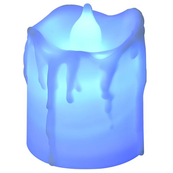 vidaXL Lum&acirc;nări pastile electrice fără flacără cu LED 100 buc. colorat