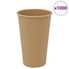 vidaXL Cești de cafea din h&acirc;rtie 1000 buc 16 oz 400 ml roșu și negru