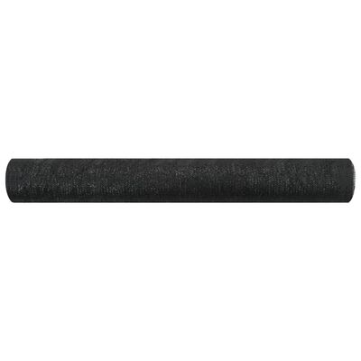 vidaXL Plasă protecție intimitate, negru, 1,2x10 m, HDPE, 75 g/m²