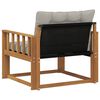 vidaXL Set de canapele de exterior Lemn solid de Acacia și Textilene