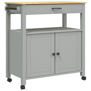 vidaXL Cărucior de bucătărie &bdquo;MONZA&rdquo;, 84x40x88,5 cm, lemn masiv de pin