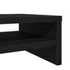vidaXL Suport monitor stejar negru 100x24x13 cm lemn stratificat