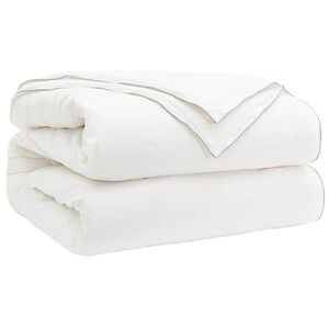 vidaXL Pilotă TRIER 240x260cm 4 anotimpuri 140+220GSM Alb